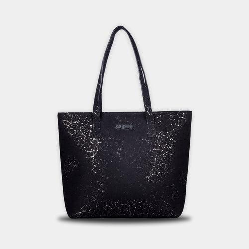 Belleza Ballerina Flat (Pewter Black) & Mily Tote Bag (Pewter Black)