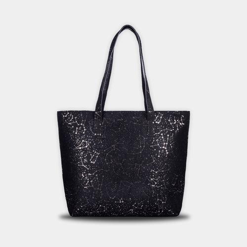 Belleza Ballerina Flat (Pewter Black) & Mily Tote Bag (Pewter Black)