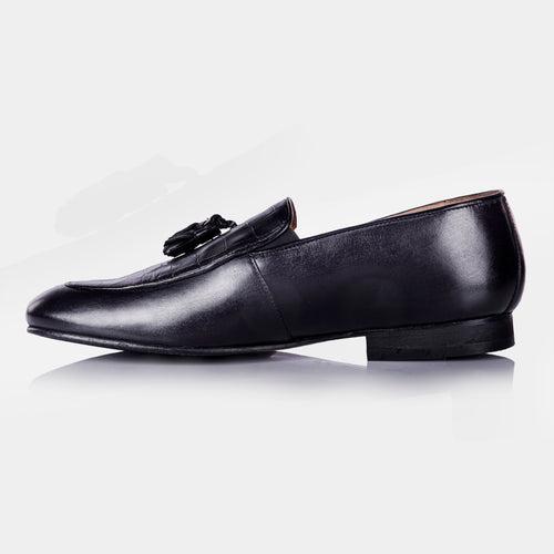 Franco Tassel Loafer (Piano Black)