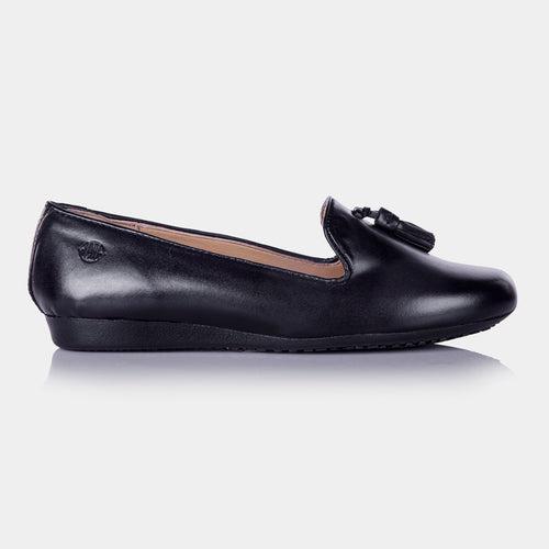 Beneveneto Tassel Loafer (Piano Black)