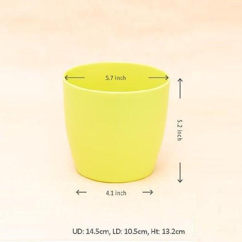 5.7 inch (14 cm) Ronda No.14.5 Round Plastic Planter