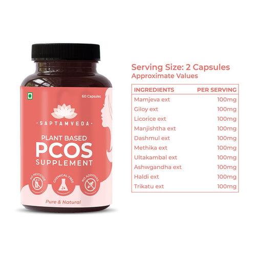 PCOS Supplement - 60 Capsules