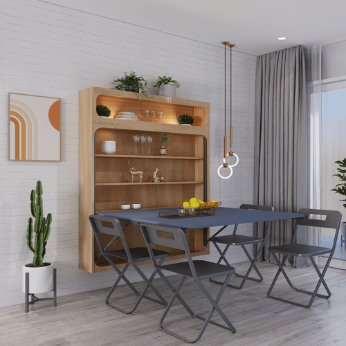 Virgo Wall Mounted Dining Table (4x4)