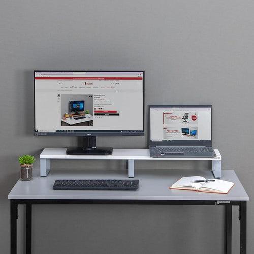 Dual Monitor Riser Stand with Aries Lapdesk