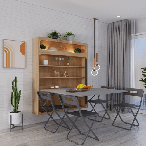 Virgo Wall Mounted Dining Table (4x4)