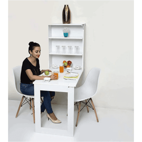 Altair Wall Mounted Table with Storage