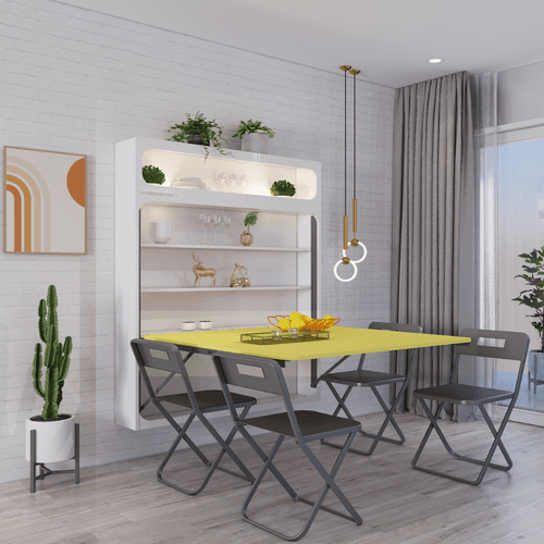 Virgo Wall Mounted Dining Table (4x4)