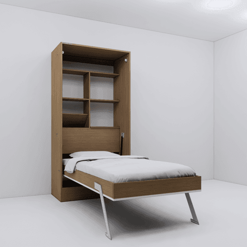 Single Size Bed With Storage And Desk