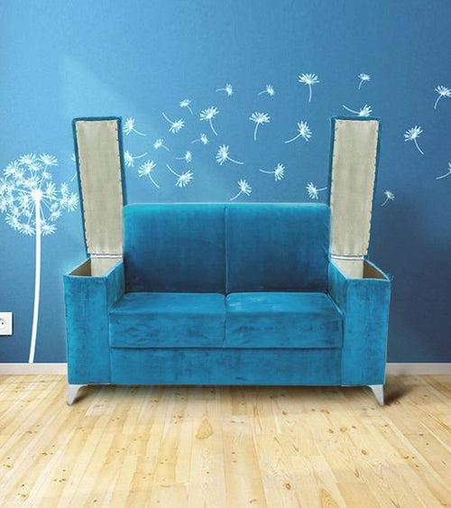 Two Seater Sofa with Storage