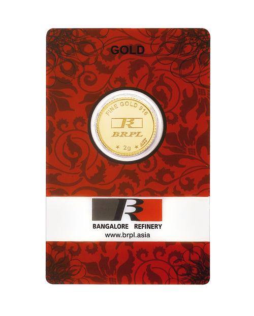 2 Gram Gold Coin 22kt (916 Purity)