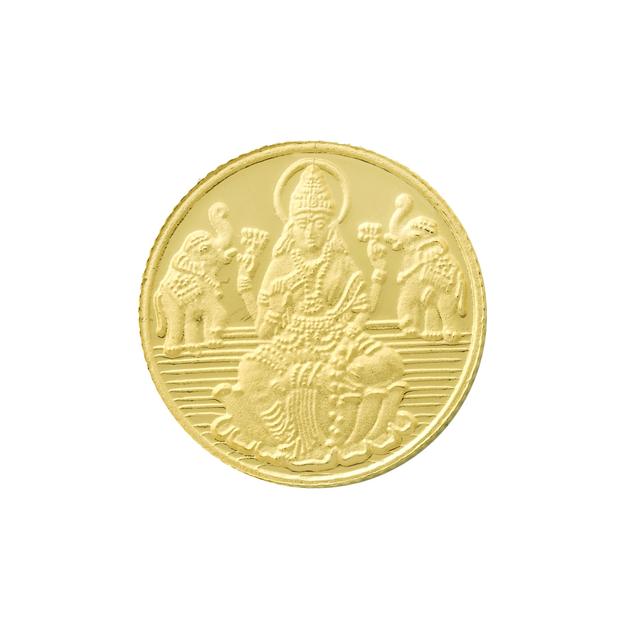 10 Gram 24kt (999 Purity) Lakshmi Gold Coin