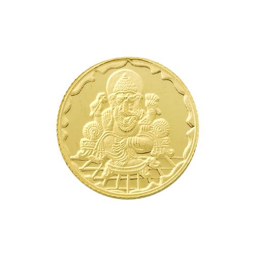 10 Gram 24kt (999 Purity) Ganesh Gold Coin