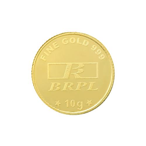 10 Gram 24kt (999 Purity) Ganesh Gold Coin