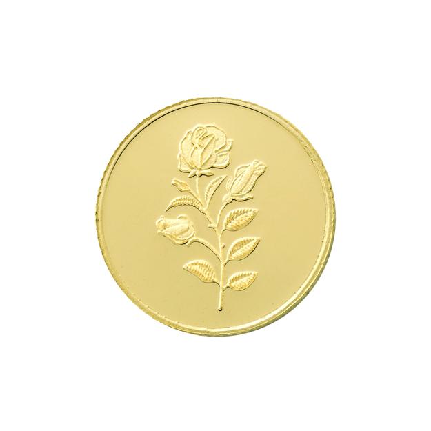 10 Gram 24kt (999 Purity) Rose Gold Coin