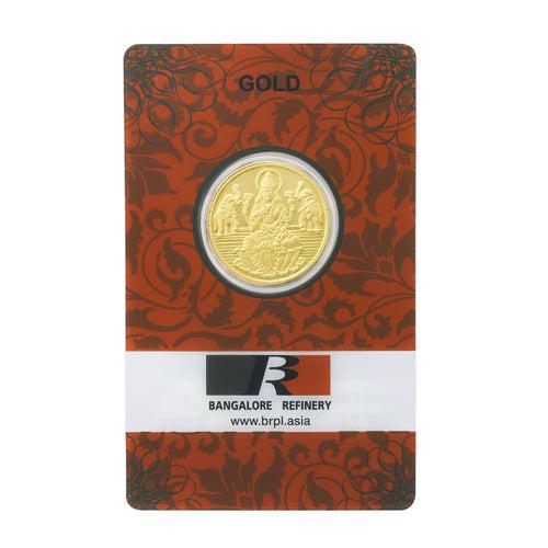 10 Gram 24kt (999 Purity) Lakshmi Gold Coin