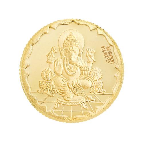 8 Gram Ganesh Gold Coin 22kt(916 Purity)