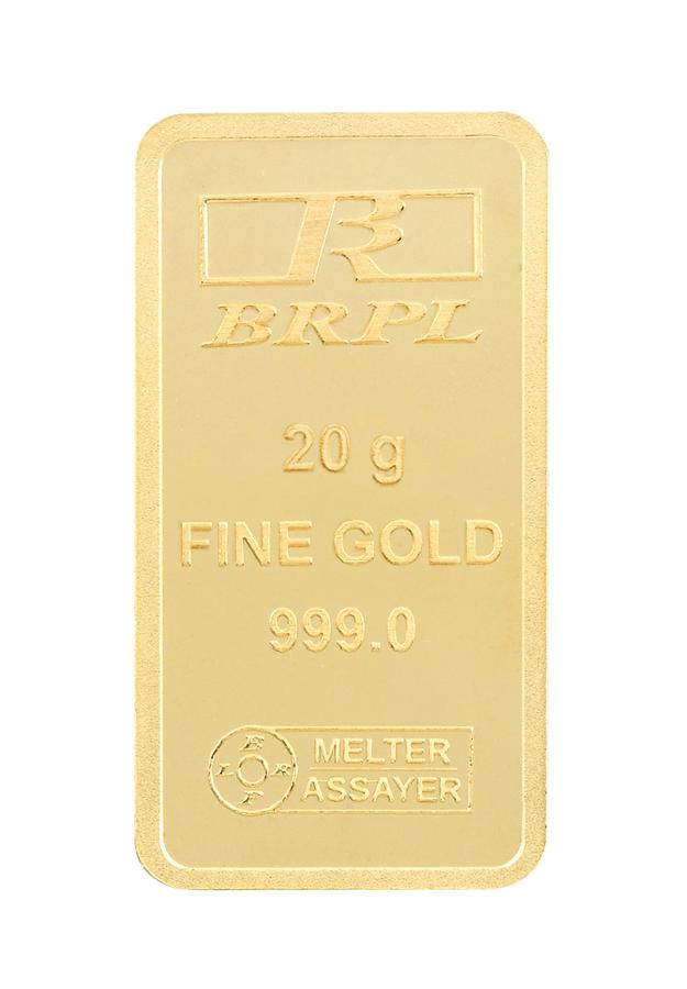 20 Gram Gold Bar 24kt (999.0 Purity)