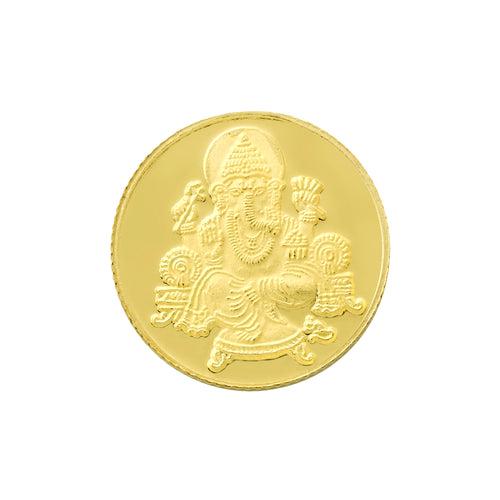 4 Gram Ganesh Gold Coin 24kt(999 Purity)