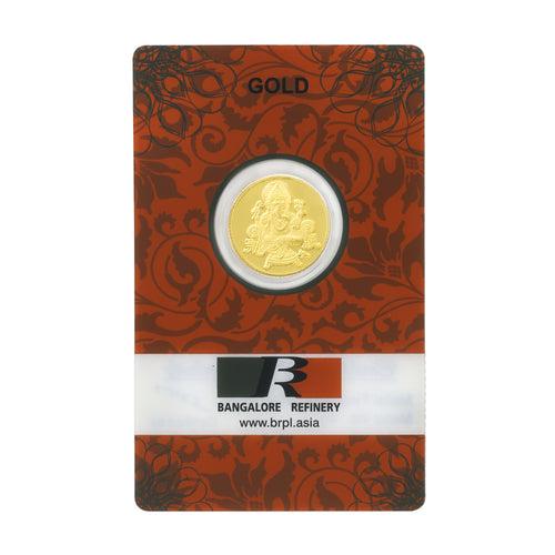 5 Gram Ganesh Gold Coin 24kt(999 Purity)