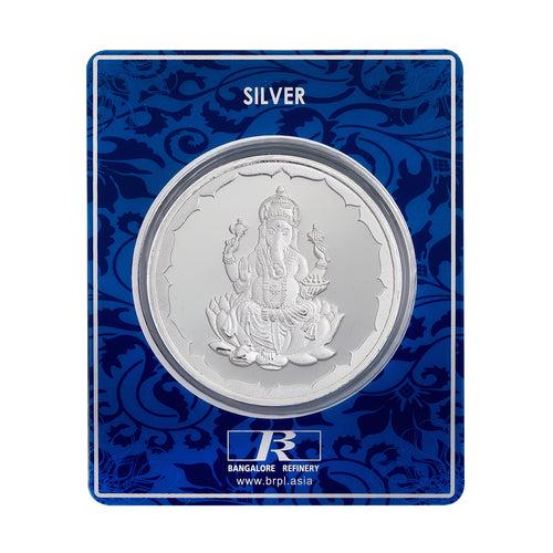 100 Gram Ganesh Silver Coin (999 Purity)