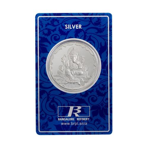 10 Gram Ganesh Silver Coin (999 Purity)