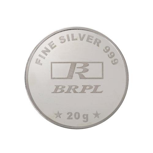 20 Gram Raksha Bandhan Silver Coin (999 Purity)