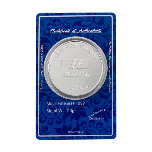 20 Gram 2 in 1 Silver Coin (999 Purity)