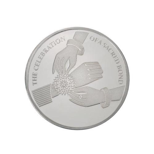 20 Gram Raksha Bandhan Silver Coin (999 Purity)