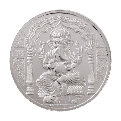 50 Gram Ganesh Silver Coin (999 Purity)