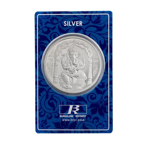 50 Gram Ganesh Silver Coin (999 Purity)