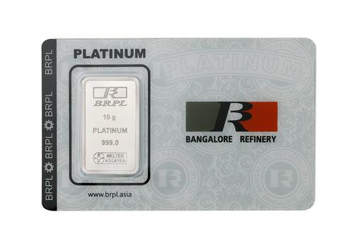 10 Gram Platinum Bar (999 Purity)