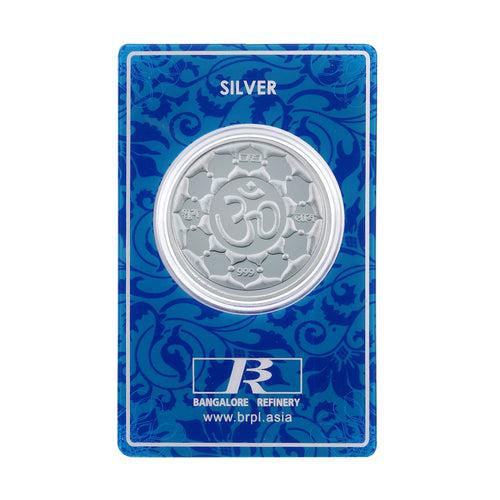 10 Gram Om Silver Coin (999 Purity)