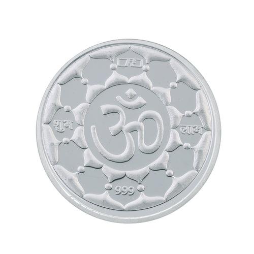 10 Gram Om Silver Coin (999 Purity)