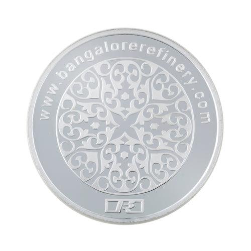 50 Gram Flower Silver Coin (999 Purity)