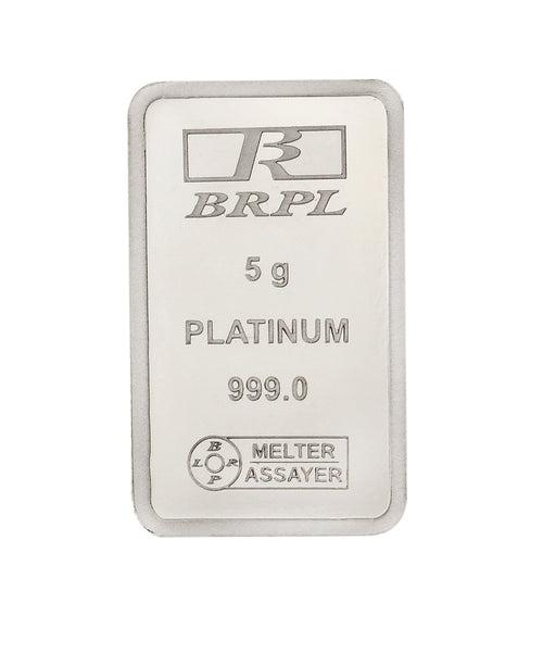 5 Gram Platinum Bar (999 Purity)