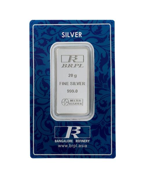 20 Gram Silver Bar (999 Purity)