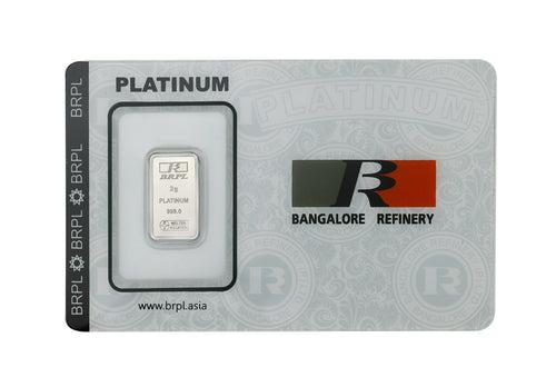 2 Gram Platinum Bar (999 Purity)