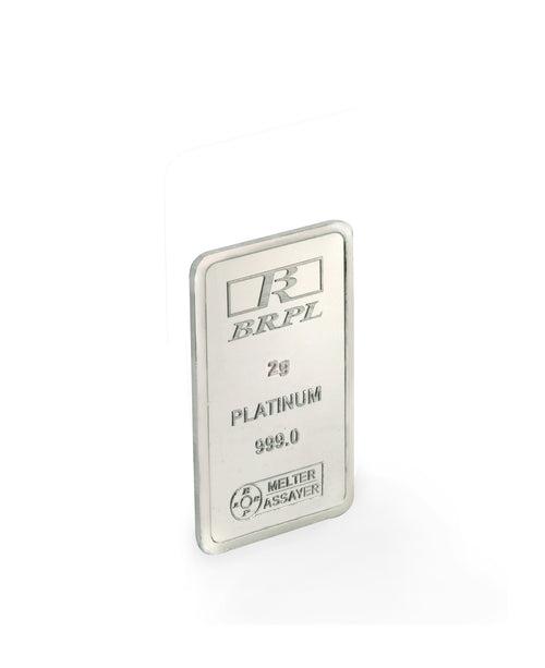 2 Gram Platinum Bar (999 Purity)