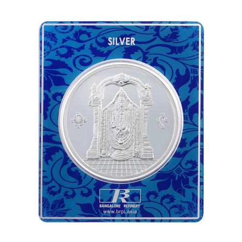 100 Gram Lord Balaji Silver Coin (999 Purity)