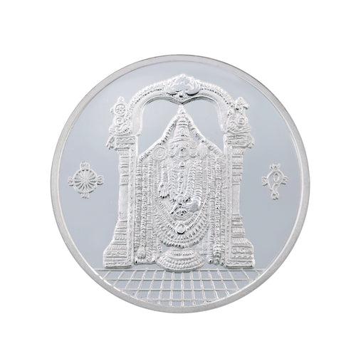 100 Gram Lord Balaji Silver Coin (999 Purity)