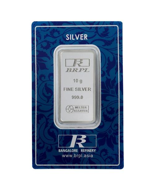 10 Gram Silver Bar (999 Purity)