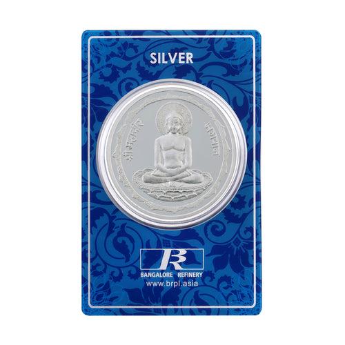 50 Gram Bhagwan Mahaveer  Silver Coin (999 Purity)