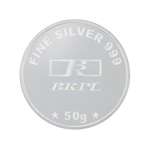 50 Gram Bhagwan Mahaveer  Silver Coin (999 Purity)