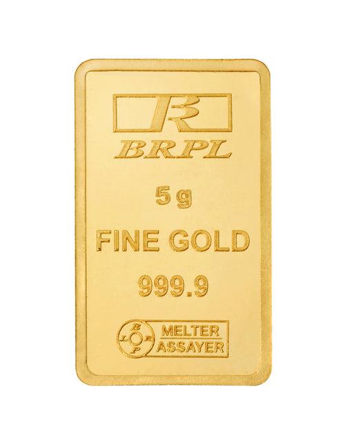 5 Gram Gold Bar 24kt(999.9 Purity)