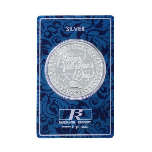 20 Gram Happy Valentine Day Silver Coin (999 Purity)