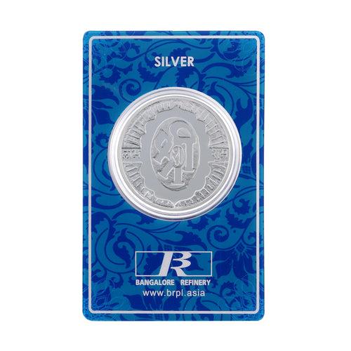 10 Gram Shree Silver Coin (999 Purity)