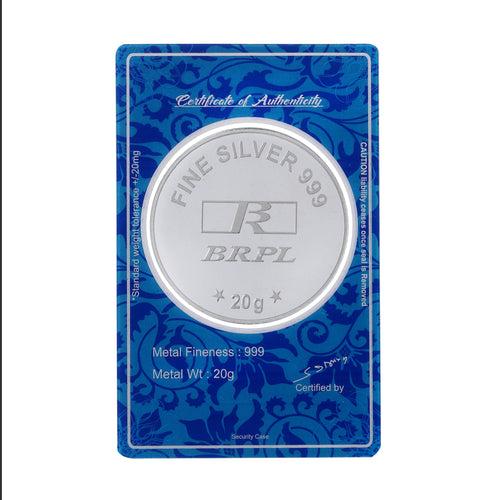 20 Gram Banyan Tree Silver Coin (999 Purity)