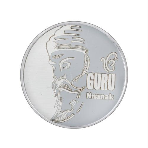 20 Gram Guru Nanak  Silver Coin (999 Purity)