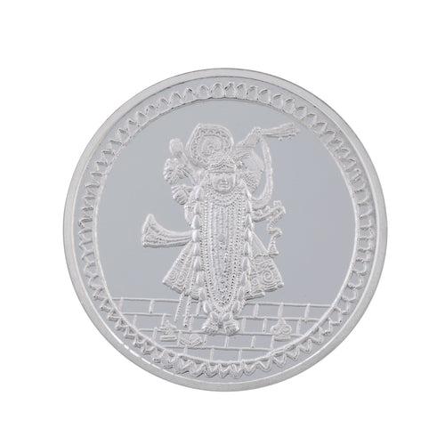 20 Gram Lord Shrinath ji Silver Coin (999 Purity)
