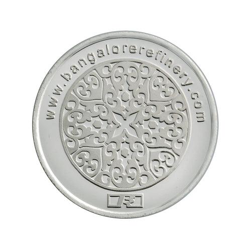 20 Gram Flower Silver Coin (999 Purity)